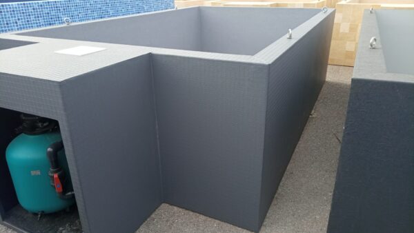 Piscina Elevada SOLPOOL 4,4m x 2,4m x 1,12m (44SO/25 AL)