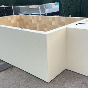 Piscina Elevada SOLPOOL 4,4m x 2,4m x 1,12m (52SO/25 AL)