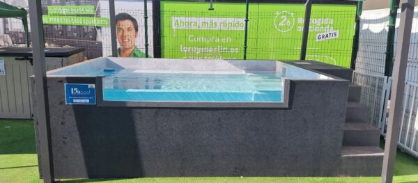 Piscina Elevada de patio MIAMI 3,90 x 2,40x1,12 m (9SL LM)