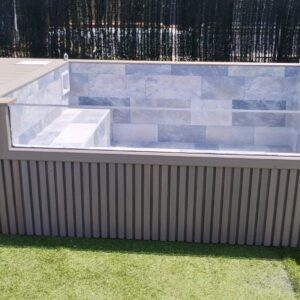 Piscina de Elevada de patio Poolspa de 3 x 2 m (0826MI/25 TA)