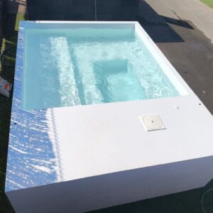 Piscina Elevada de patio de 3,64x2'46m (11PPCOM AL)