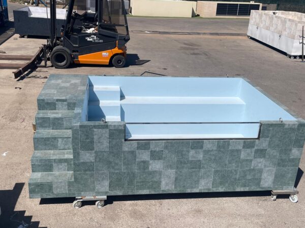 Piscina Elevada de patio MIAMI 3,90 x 2,40x1,12 m (112SL TA) - Imagen 3