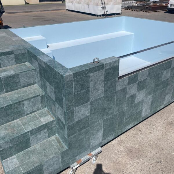 Piscina Elevada de patio MIAMI 3,90 x 2,40x1,12 m (112SL TA) - Imagen 2